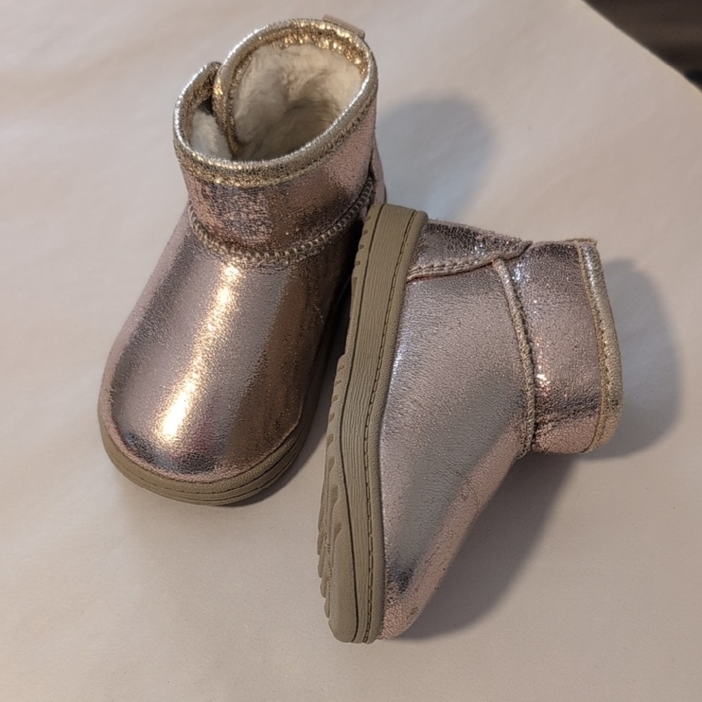 Gold Toddler Boots